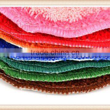 Bathroom Door Carpet Shaggy Soft Area Rug Bedroom Oval Floor Mat 59*39