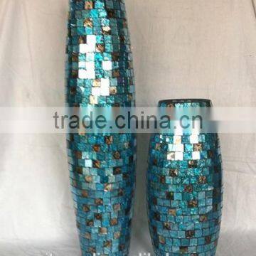 Elegant Style Tall Glass Vase Christmas Centerpieces photo-2