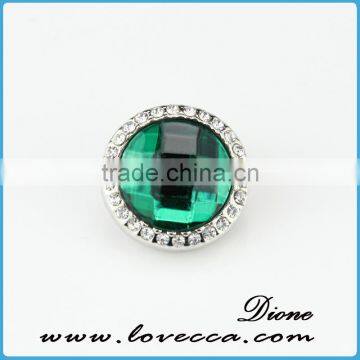 18mm Crystal Snap Button Charm photo-5