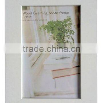 MDF Wood Display White Single Photo Frame With Triangle Hook photo-2