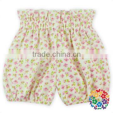 2016 Newborn Baby Girl Clothes Sweet Floral Print High Wasit Candy Bubble Summer Shorts photo-5