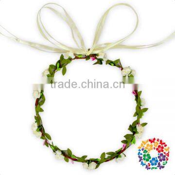 Festival Party Wedding Boho Bridal Tiara Wedding Hair Crown Headband Wedding Flower Crown photo-4