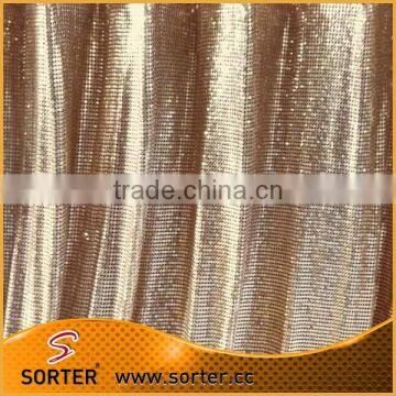 Oilproof Light-weight Metallic Sequin Cloth Kitchen Curtains Hanging Draperies photo-2
