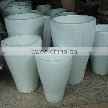 Grey Fiberglass Flower Pot photo-5