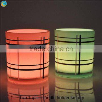 round glass candle holder candle votive candle holder