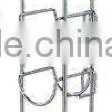 chrome wine rack