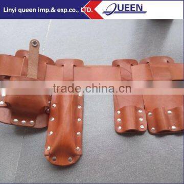 Brown Second Cowhide Tool Belt Pouch Set photo-6