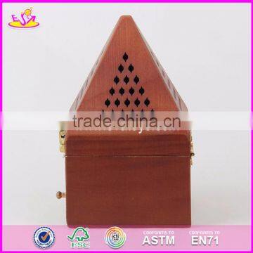 2017 Wholesale Pyramid Design Wooden Incense Tower Burner for Sale W02A258-S photo-5