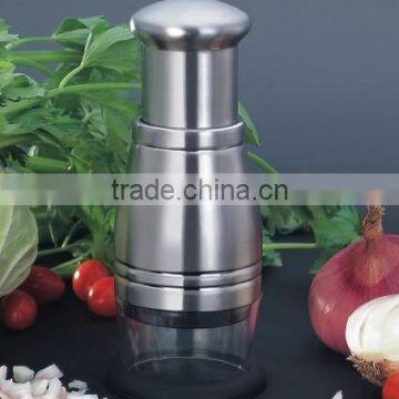 Stainless Steel Kitchen Pressing Onion Garlic Cutter Chopper photo-5