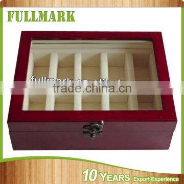 RK hot sales handmade wooden watch box with foam