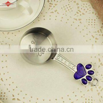ZY-L1022 4pcs Stainless Steel Measuring Cup Set With Lovely Doggy Footprints Handle photo-4