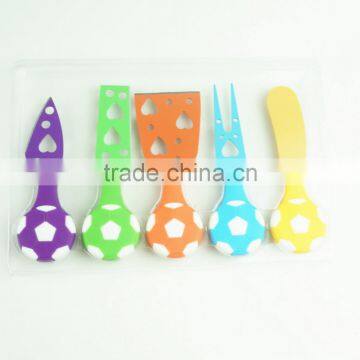 42198 5 Pieces Set Cheese Knives Steel Stainless Cheese Slicer Cheese Cutter photo-2