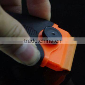 CN053 1.5 Inch Double Edged Plastic Razor Scraper Blade photo-3