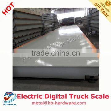 50T portable axle weighing scales with 4 pads