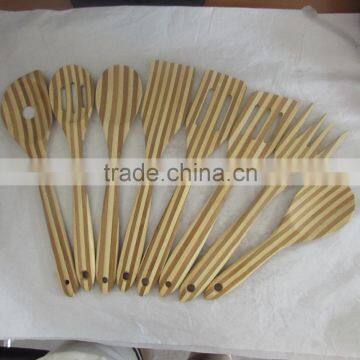 2017 Gift Natural Bambu Stripe Spatula Scoop photo-2