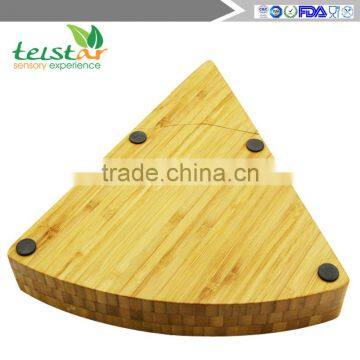 Manufacturers Selling Green Bamboo Cheese Plate of Cheese Knife Chopping Block photo-5