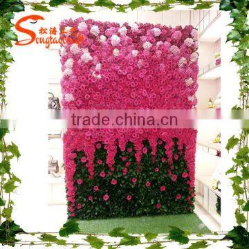 Wholesale Party Decorative Artificial Wedding Flower Wall Metal Flower Wall Decoration photo-5