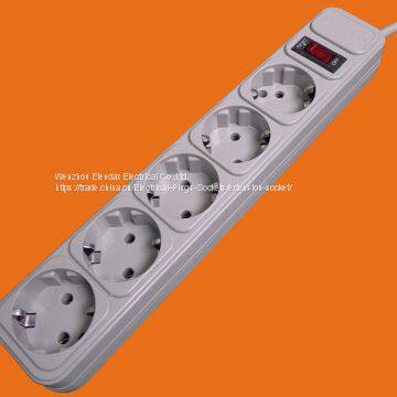 5 Ways Surge-Protect EU Розетка-разъединитель с выключателем photo-4