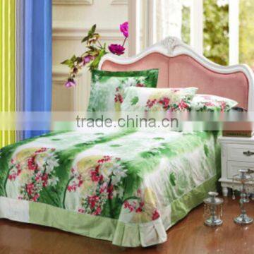 100% Linenchina Manufacturer Digital Printed Cotton Bed Linen photo-2