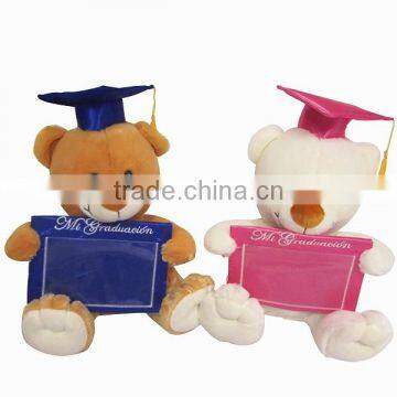 plush graduation gift promotional bear photo frame gifts for graduate students