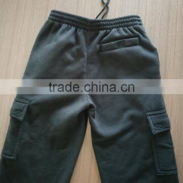 Men's,Boy's and Kid's Fleece Cargo Pants With Piping Fleece Pant photo-4