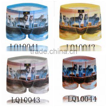 2016 New Fashion Men Brand of Superior Quality Underwear Cotton Print Classic Male Boxer