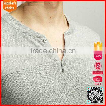 Latest Design Fitted Sweaters for Men Button Style Mens Button Sweater photo-4