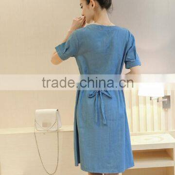 Zm10685a Korean Design Loose Big Size Ladies Maternity Dresses Wholesale Maternity Clothes photo-3