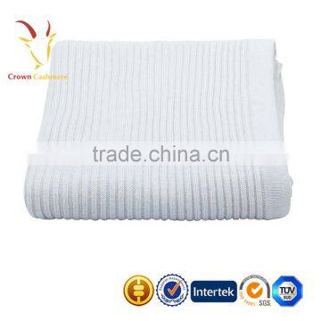 Plain China Knitted Newborn Baby Throw Blanket photo-2