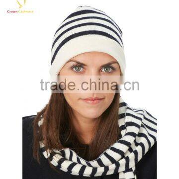 Hot Sale Ladies Winter Knit Cashmere Beanie Hats photo-2
