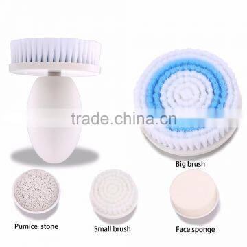 Acevivi 4 In 1 Waterproof Electric Cleaning Brush Set Ultra Brush Cleanser Scrub Bath Body Face Facial Cleaning Brush Kit