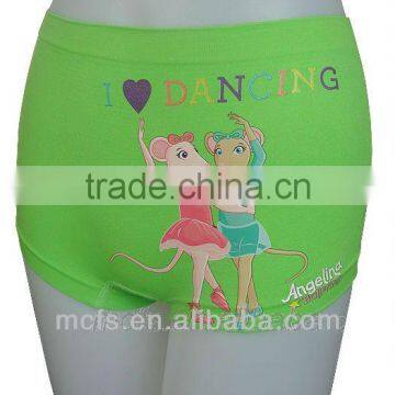 Seamless Funny Printing Boxer Intimates Ladie's Boxer Shorts Woman Underwear photo-2