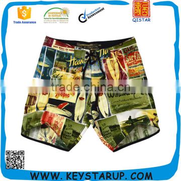 2018 Men's Beach Pants Quick-drying Breathable Printing Boardshorts