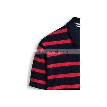 Men's Polo Short Sleeve Polo Shirt With Stripe photo-3