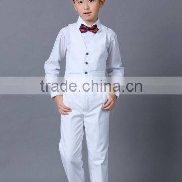 New Style High Quality Factory Price White Color Boy Suit photo-3