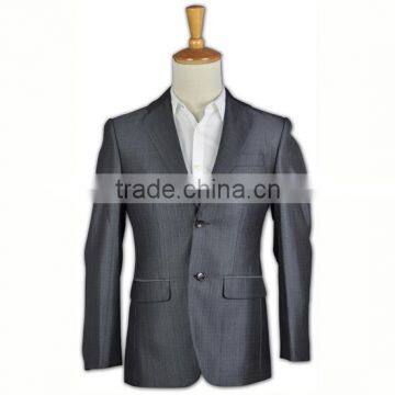 Two Button Good Quality Anti-wrinkle Customizable Mens Suit Nice Printed Blazer photo-3