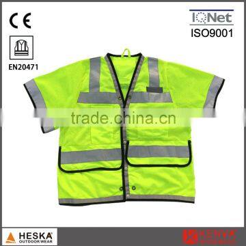 Hi vis fireproof clothing working tool vest security