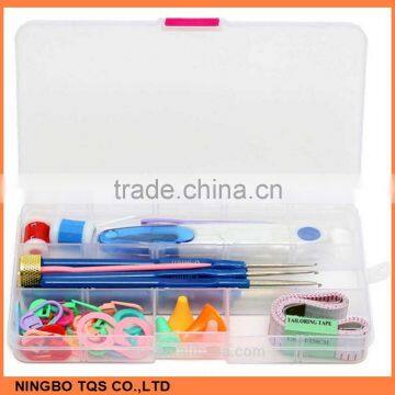 Hot Selling Plastic Crochet Hook Set Include Knitting Yarns,Thimble,Measuring Tape,Handle Knitting Needles Hooks photo-3