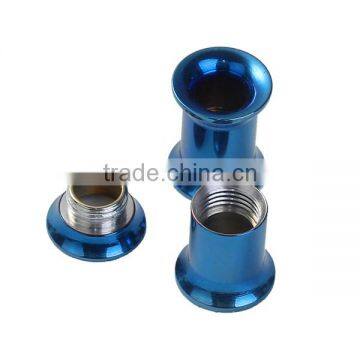 6mm Stainless Steel Ear Stretcher Expander Cylinder Blue More Colors For Choice Ear Expanders photo-3