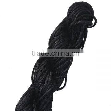Polyester Jewelry Thread Cord Black 1mm Cord Wire photo-2