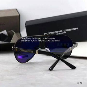 Man Woman Metal Polarized Sunglasses