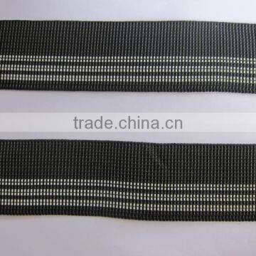 black sofa elastic webbing