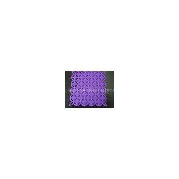 Custom Purple Kitchen Silicone Mat, Heat Resistant Silicone Pad For Oven OEM / ODM