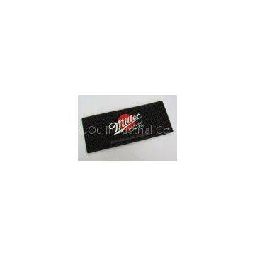 Eco friendly custom soft bar runner mats with Miller logo