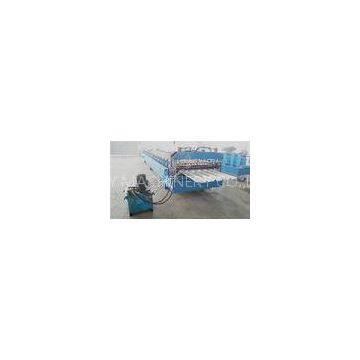 11KW Trapezoidal Roof Panel Roll Forming Machine Roof Tile Making Equipment