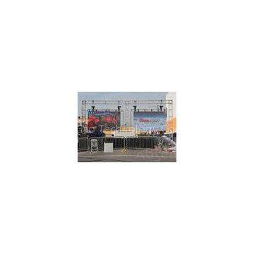 Hanging Structure P10 full color LED display Rental for Wedding , Conference RGB