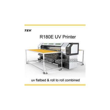 R180E 1.8 Width Dx5 Flatbed And Roll To Roll Printer For Glass Printing