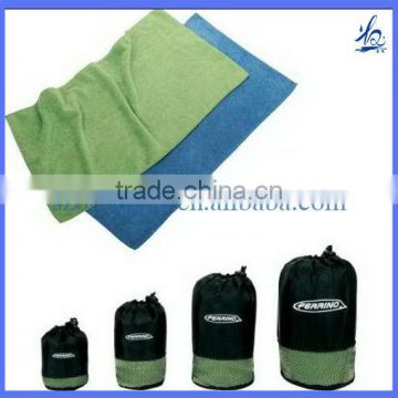 microfiber double sided brushed fleece fabric and suede microfiber towel