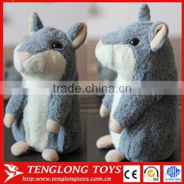 Voice recording Talking Hamster plush Repeat Talking Hamster toy for kids