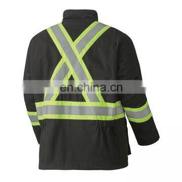 OEM Mens Reflective Blue Wear Rough Workwear Plus Size Coal Mine Work Jacket for Mining photo-5